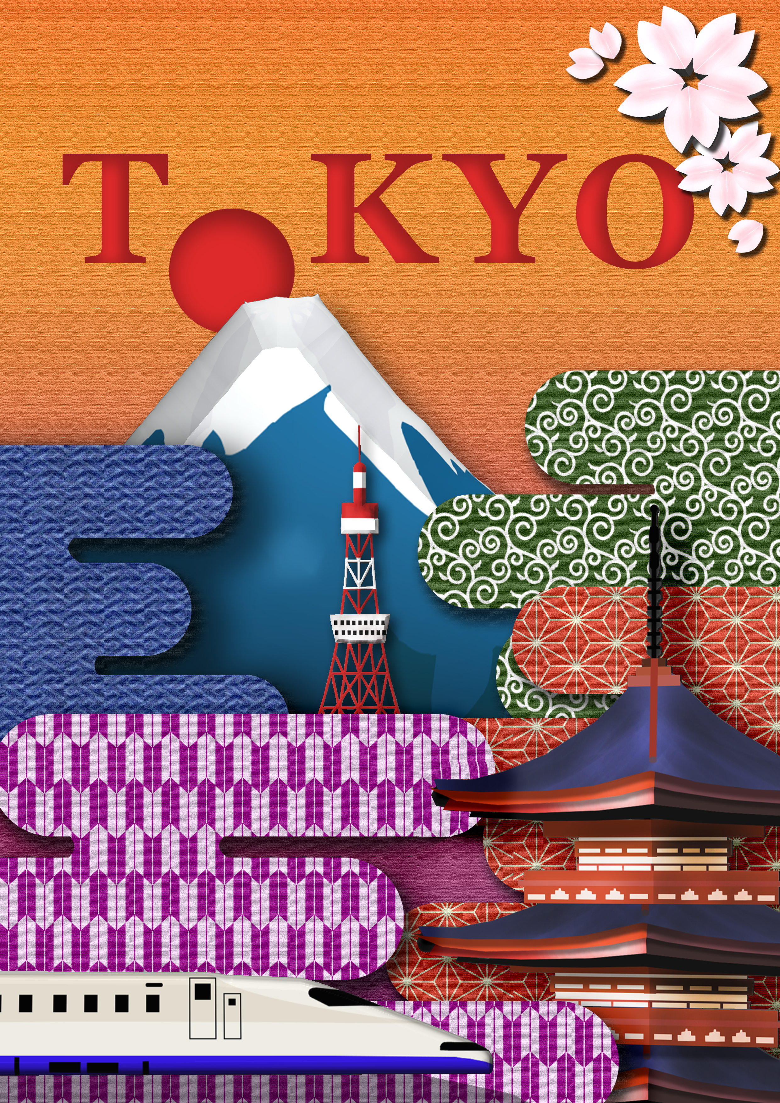 Tokyo 3D Poster